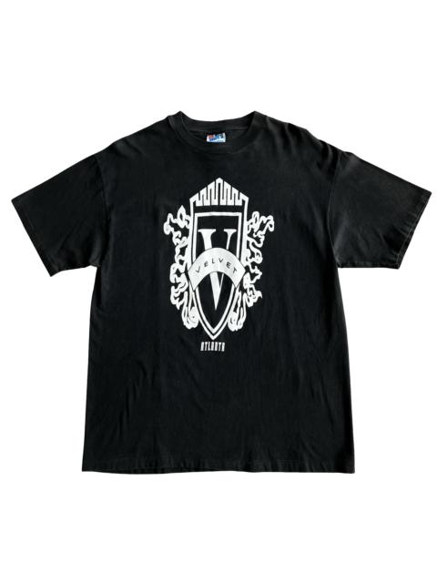 Other Designers Final Blow - Vintage Velvet Atlanta Strip Club Shirt SZ XL