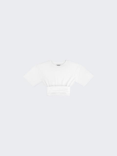AREA Tuxedo Tee White