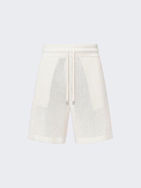 AMIRI Crochet Mesh Short Ivory