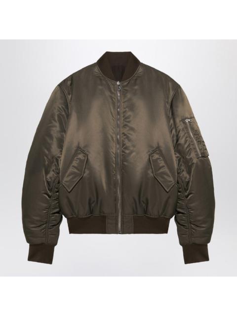 1989 STUDIO - 1989 STUDIO Brown nylon Bomber 1989