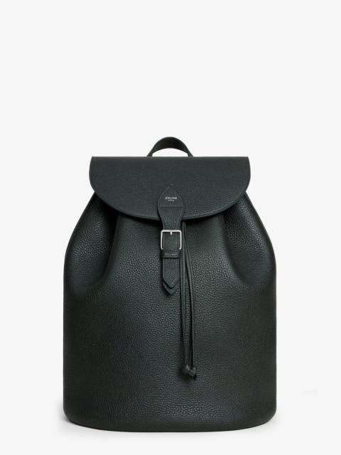 CELINE Celine Men Folco Leather Backpack