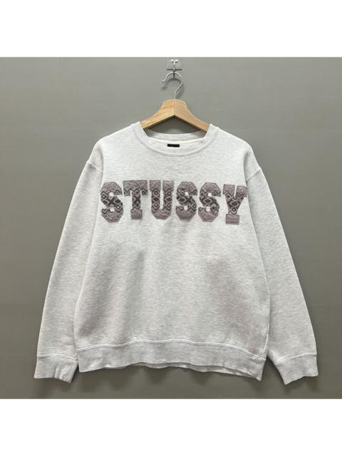 Other Designers Vintage Stussy Embroidered Streetwear Japan Sweatshirt