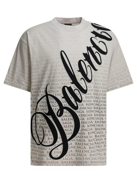 BALENCIAGA Balenciaga "big B" Crew-neck T-shirt