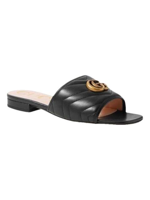 GUCCI Marmont leather sandal