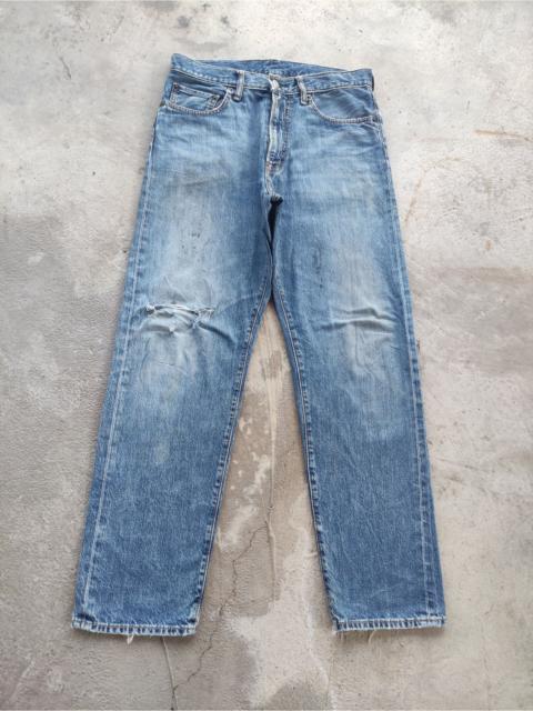 Other Designers Vintage Gu Jean Distressed Faded Denim Waist 32