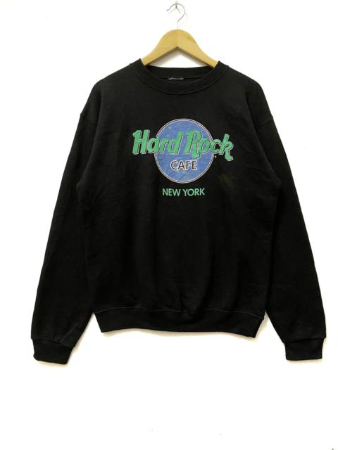 Other Designers Hard Rock Cafe - Vintage Hard Rock Cafe New York Sweatshirt Black Large