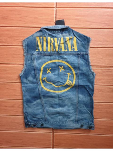 Archival Clothing - Nirvana Kurt cobain denim jeans vest