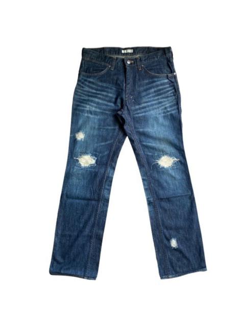 NUMBER (N)INE Number (N)ine Ripped Mad Repair Jeans