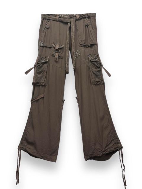 Other Designers If Six Was Nine - 🔥FYE Bondage Multipocket Drawstring Rayon Cargo GOA Style