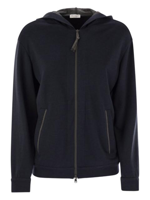 Brunello Cucinelli Brunello Cucinelli Women Cotton And Silk Hooded Cardigan