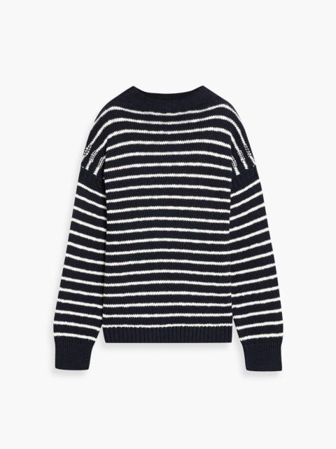 Other Designers Harbor striped cotton sweater