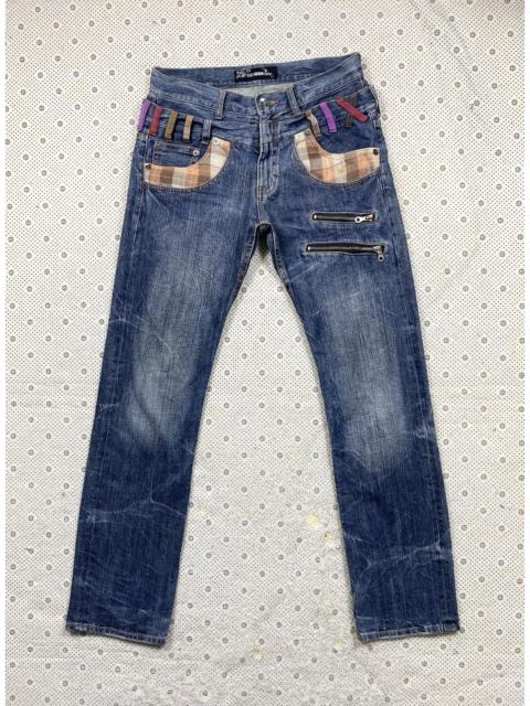 Hysteric Glamour Double Waist Light Jeans By Oririn Denim