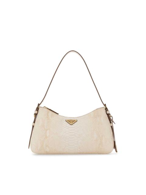 Prada Prada Ivory Leather Aimée Shoulder Bag