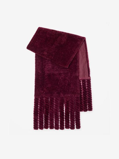 Burberry Shearling Scarf