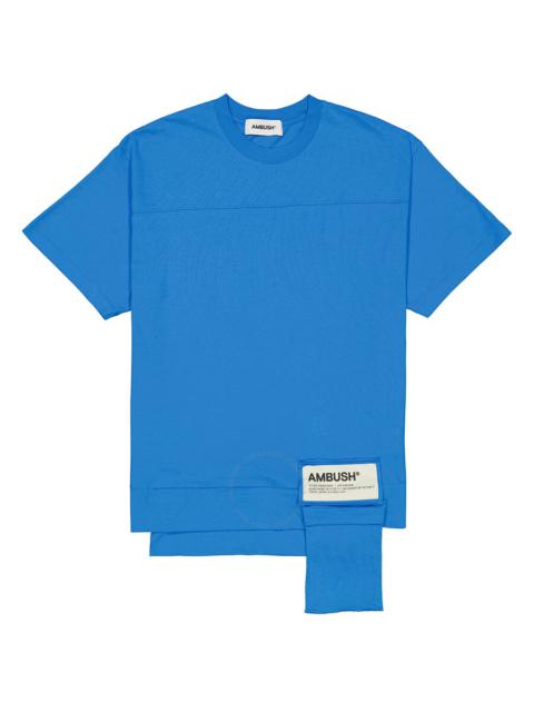 Ambush Ambush Men's Deep Water Blue Waist Pocket Cotton T-shirt