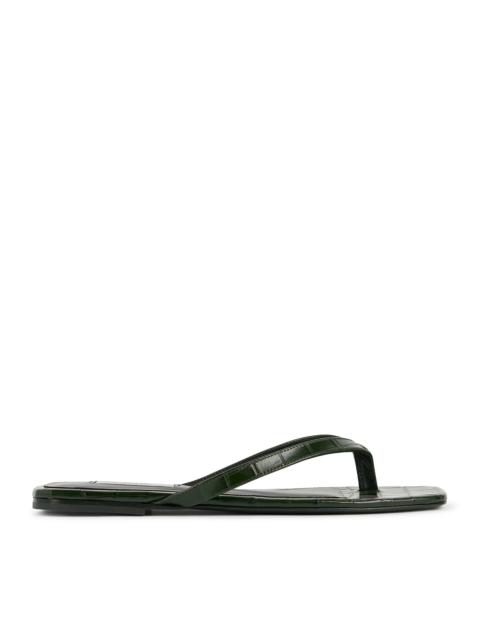 TOTEME CROCO-EMBOSSED FLIP-FLOPS