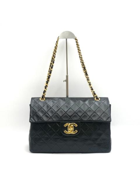 Chanel No.2 Black Chain Shoulder Bag Jumbo