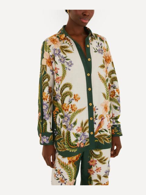 FARM RIO Sand Nature Collared Buttoned Shirt