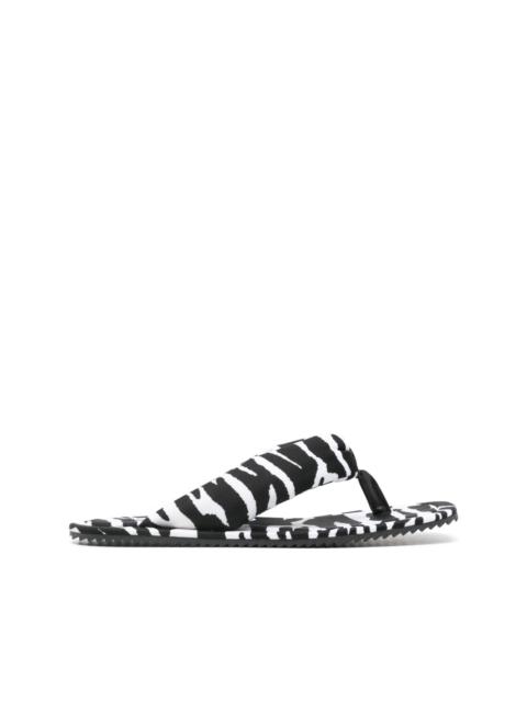 zebra-print slides