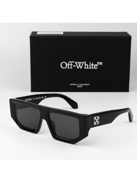 Off-White Off-White VANCOUVER Men Sunglasses Black Grey Square OERI13F VANCOUVER 1007