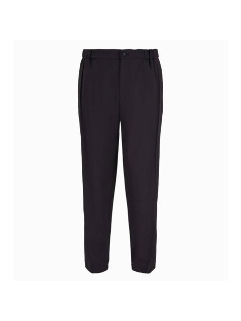 EMPORIO ARMANI Emporio Armani Natural Stretch Canvas Trousers, Brand Size 46 ( US Size 30 )