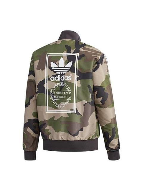 adidas adidas originals REV Jacket Camouflage reversible Sports Black DX4219