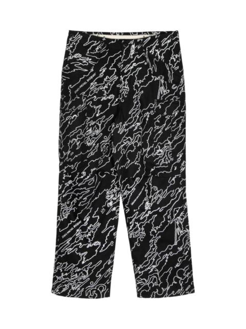 MAHARISHI MAHA BASQUIAT CARGO TROUSERS