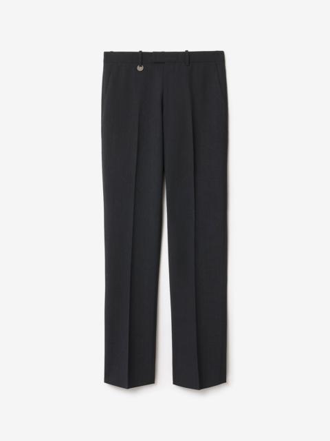 Burberry Wool Blend Tailored Trousers