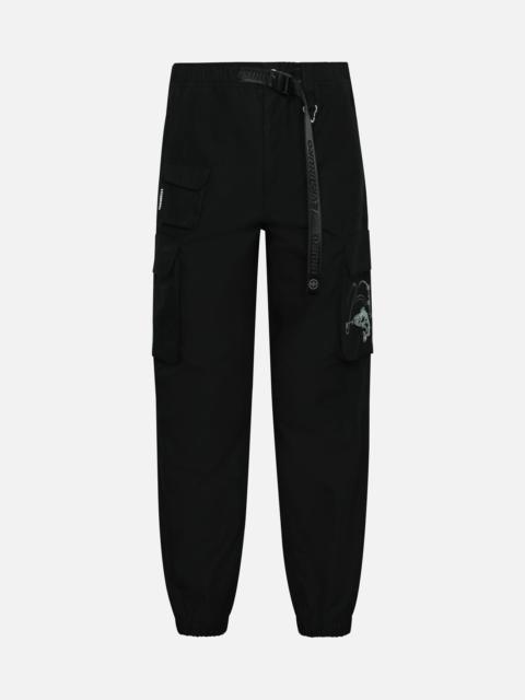 EVISU Multi Pockets Fishing Logo Print Regular Fit Joggers