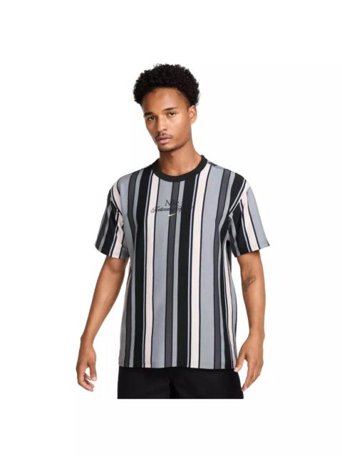 Nike Unisex Sportswear Max90 Stripe Craft T-Shirt -Black