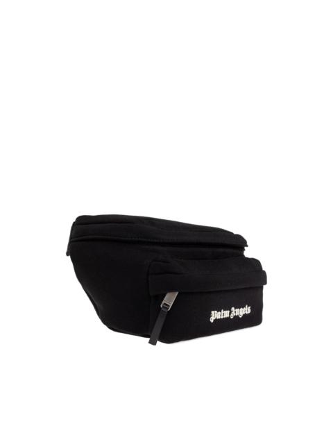 Palm Angels logo-embroidered bum bag