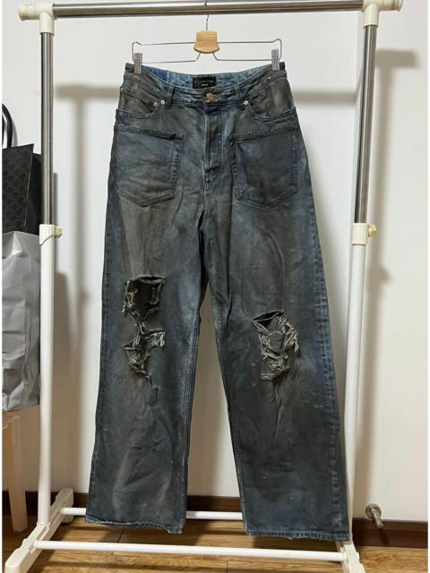 BALENCIAGA Balenciaga Patched Pocket Baggy Jeans XS