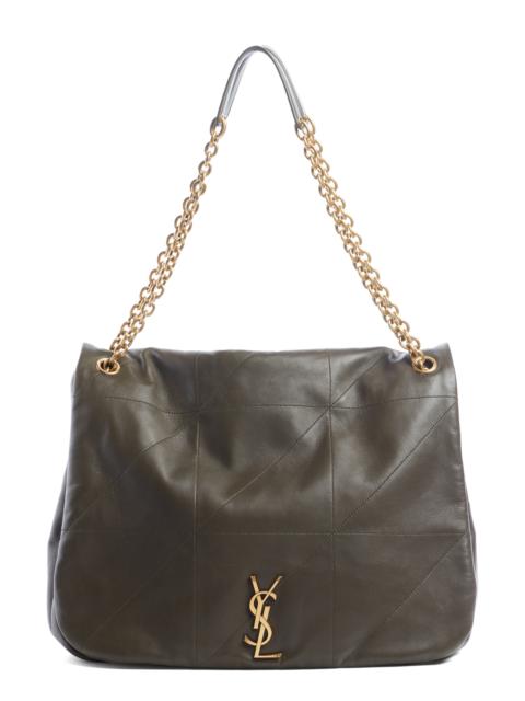 SAINT LAURENT Saint Laurent Jamie 4.3 Patchwork Leather Tote in Light Musk at Nordstrom