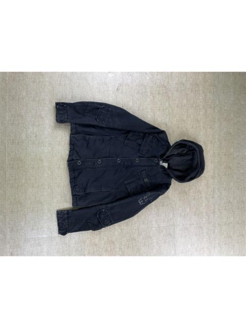 Diesel VINTAGE DIESEL JAPAN Multipocket Punk Bondage Hoodie Jacket