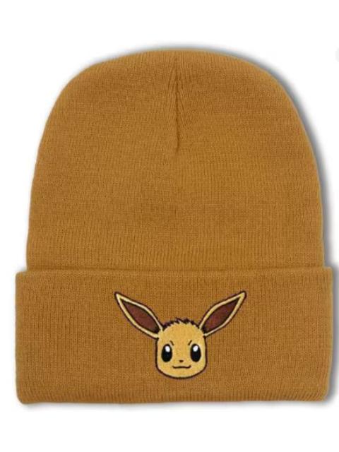 Other Designers Y2K Brown Eevee Beanies Winter Warm Hat Cute Embroidery Cap Adult Kid