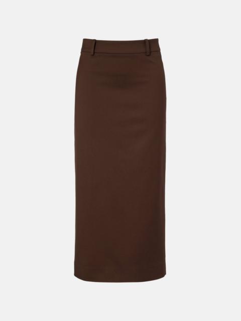The Frankie Shop Alrose high-rise midi skirt