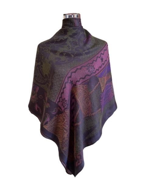 Designer - RIP Louis Féraud Abstract Design Wool Blanket Scarf