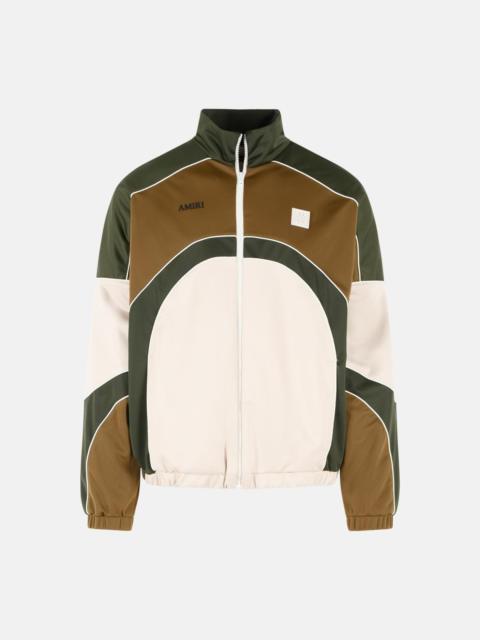 AMIRI 'TRACK' POLYESTER AND MULTICOLOR COTTON JACKET