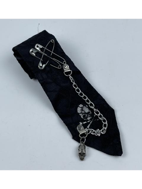 Other Designers Skulls - punk style neck tie