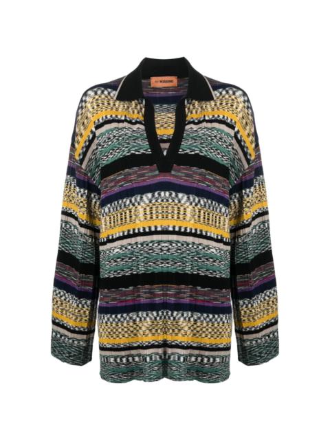Missoni striped relaxed-fit  polo shirt