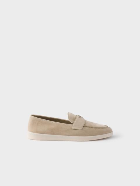 Prada Prada Suede Leather Loafers