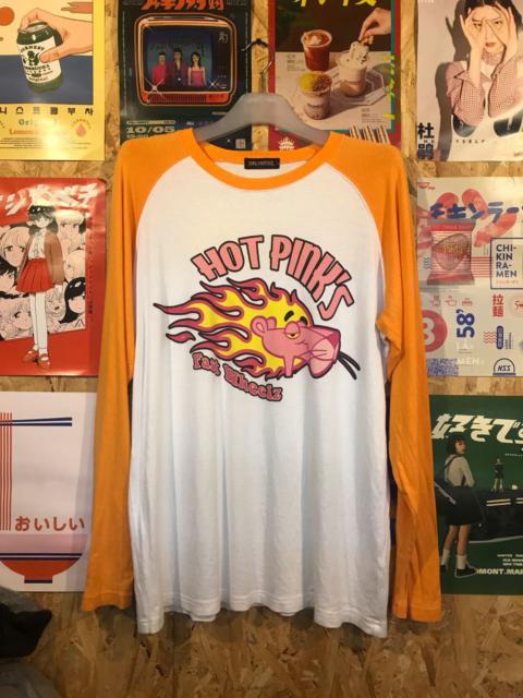 Other Designers Pink Panther "Hot Pink's Fat Wheelz" Raglan Tee Vintage Y2K