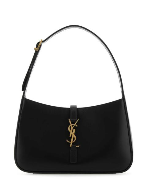 SAINT LAURENT Saint Laurent Women Black Leather Le 5 Ã  7 Shoulder Bag
