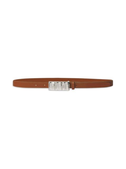 FRAME FRAME The Sculptural Leather Belt in Cognac at Nordstrom