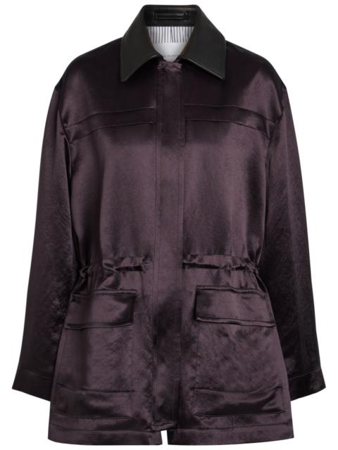 MARIA McMANUS Maria Mcmanus Drawstring Satin Parka