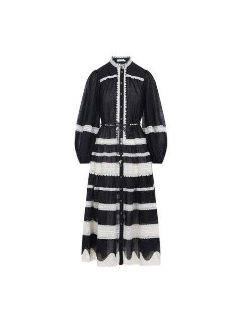 Zimmermann Rhiannon Lace Midi Dress Women