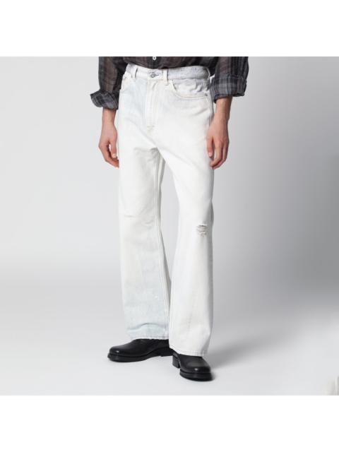 Our Legacy Our Legacy Third Cut Relaxed-Fit Jeans In Beige Cotton Denim Men