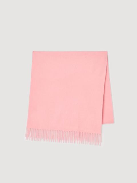 Sandro WOOL AND CASHMERE SCARF
