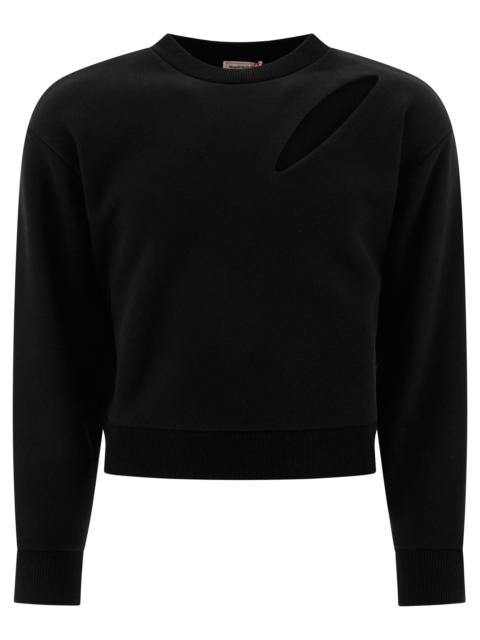 Alexander McQueen Alexander Mcqueen Women Slashed Sweatshirt
