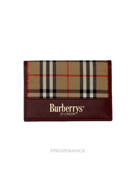 Burberry Burberry Pocket Organizer Card Wallet - Nova Check